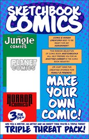 SKETCHBOOK COMICS TRIPLE THREAT PACK Thumbnail