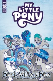 MY LITTLE PONY BLACK WHITE & BLUE Thumbnail