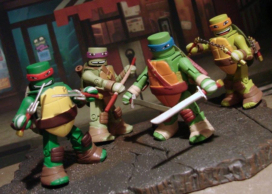 teenage mutant ninja turtles minimates