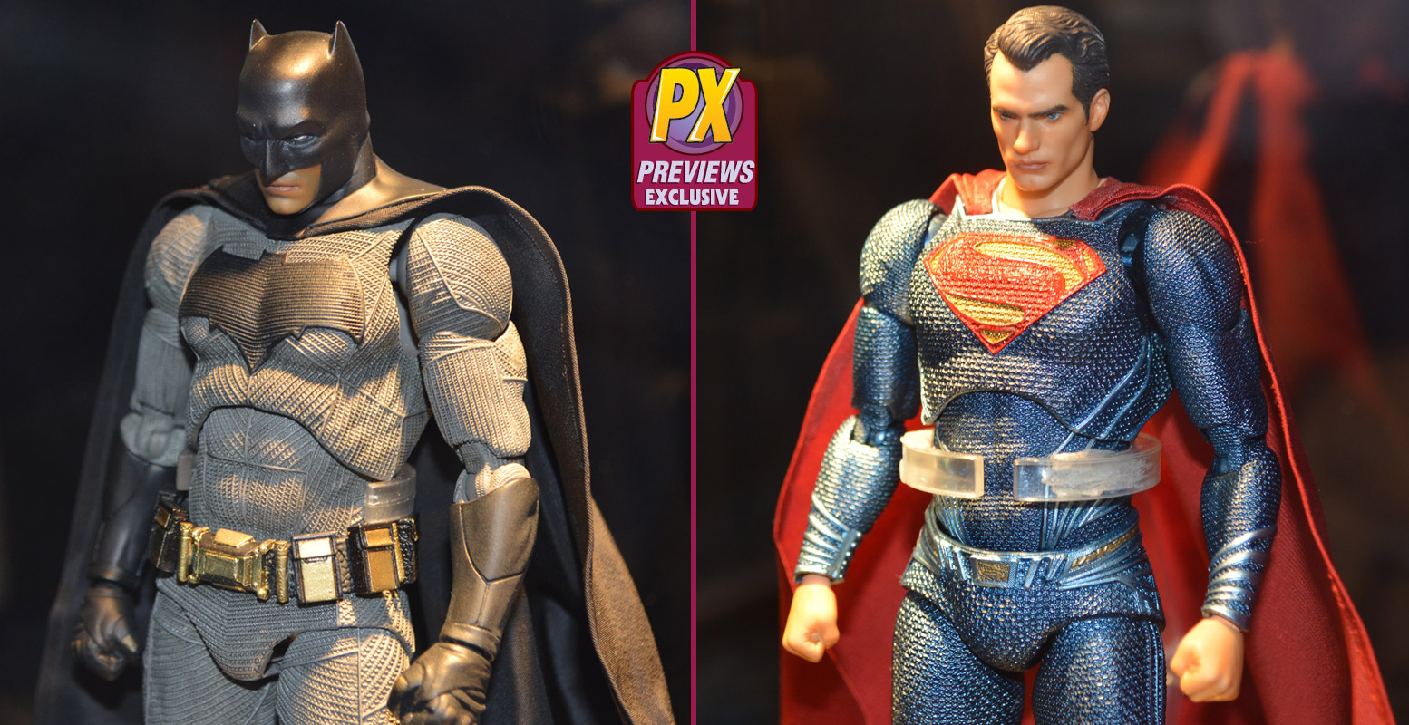 Batman v Superman MAFEX Figures Are PREVIEWS Exclusives - Previews World