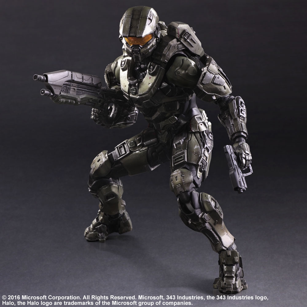 halo 5 guardians master chief play arts kai action figure