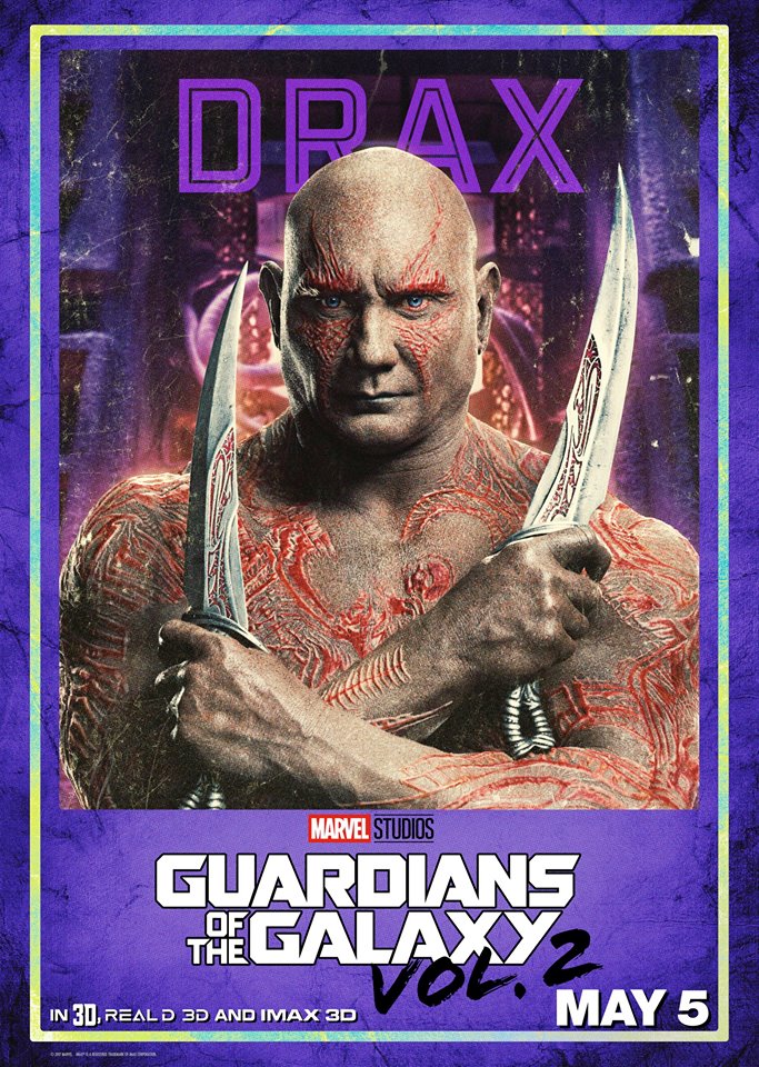 Marvel Studios Releases Guardians Of The Galaxy Vol 2 Character