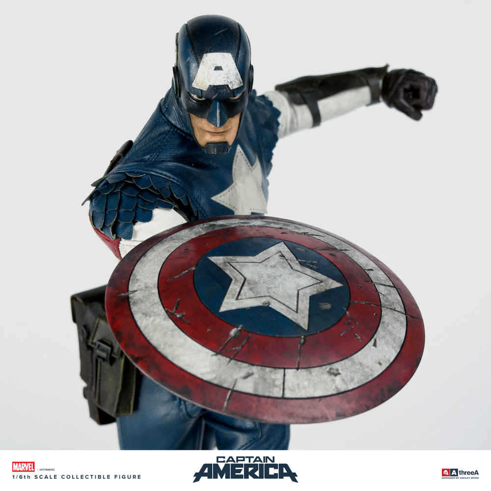 ThreeA Blends Modern With Historic In New Captain America Figure - Previews  World