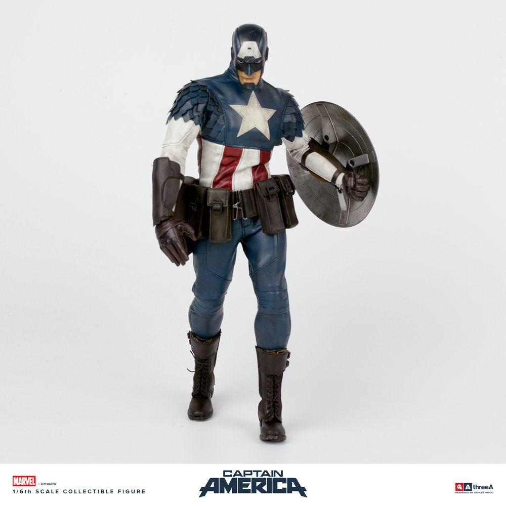 ThreeA Blends Modern With Historic In New Captain America Figure - Previews  World