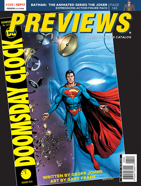 Back Cover -- DC Entertainment's Doomsday Clock