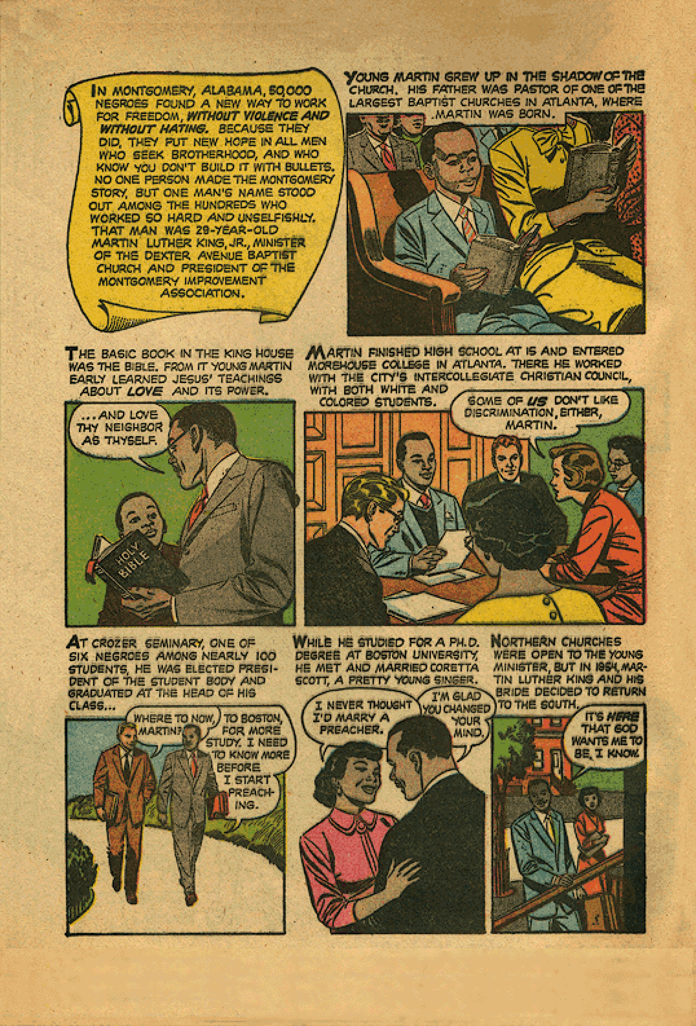 Martin luther king comic
