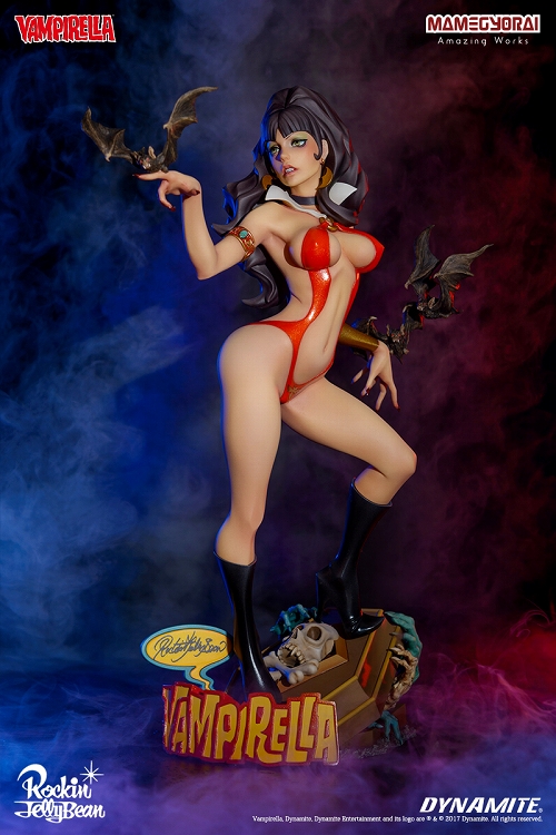 Dynamite's Vampirella Statue by Rockin' Jelly Bean Now Available 