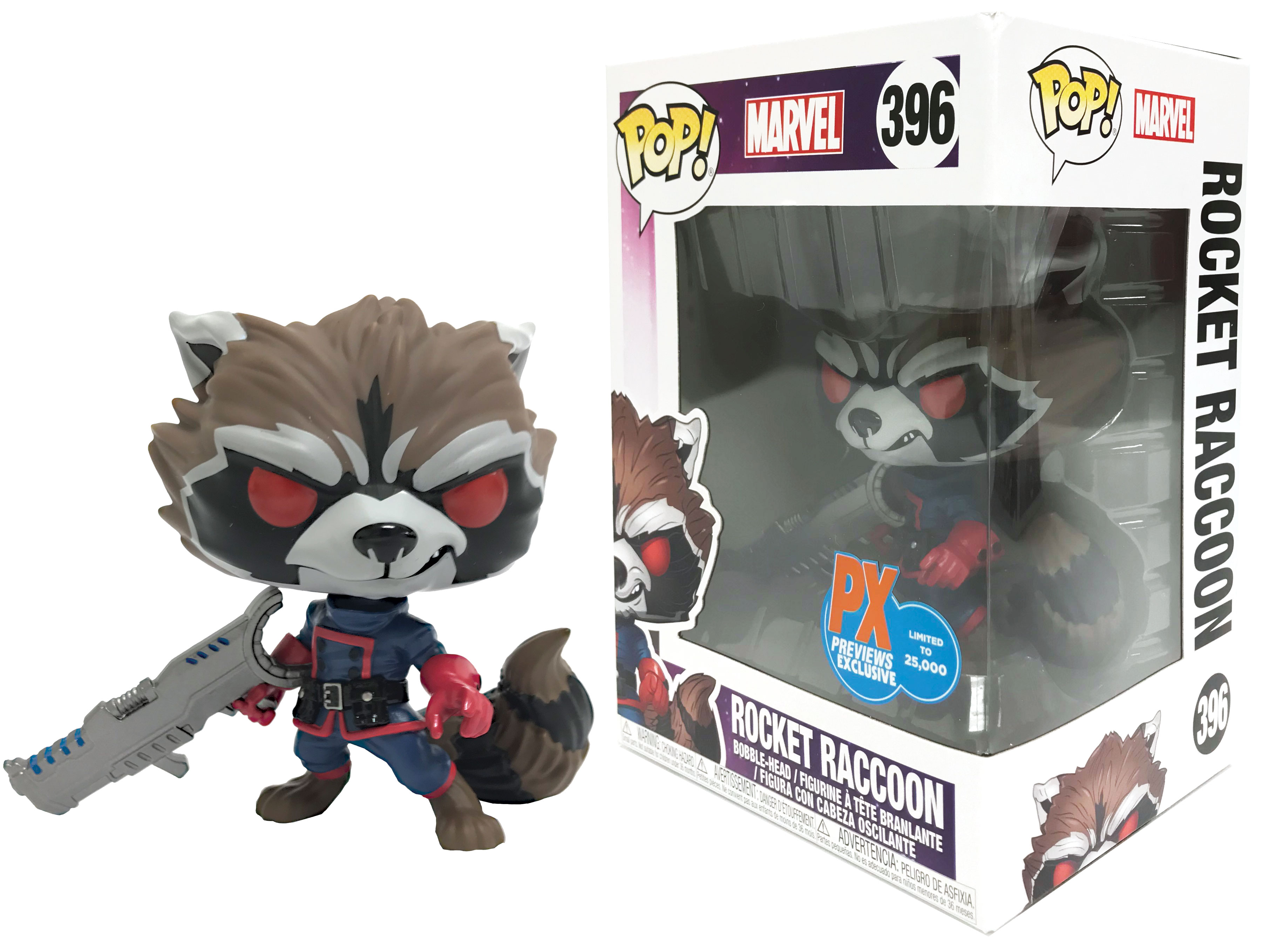 rocket raccoon funko pop 396