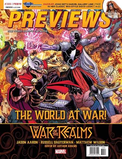 Back Cover -- Marvel Comics' War of the Realms #1