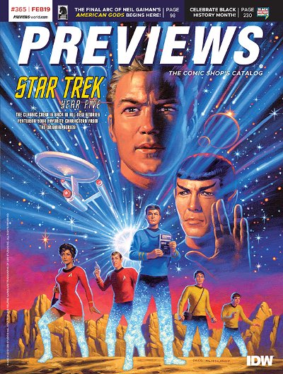 Front Cover -- IDW Publishing's Star Trek: Year Five #1