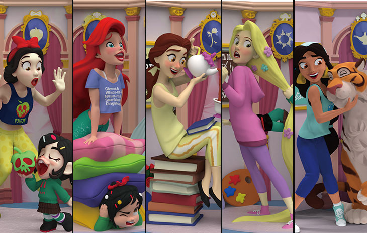 Disney Princesses On Display in PREVIEWS Exclusive Ralph Breaks The  Internet D-Stage Statues - Previews World