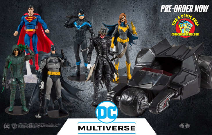 McFarlane Toys DC Multiverse Batman Who Laughs Action Figure with Batmobile 