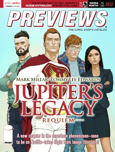 Front Cover -- Image Comics' Jupiter's Legacy: Requiem #1
