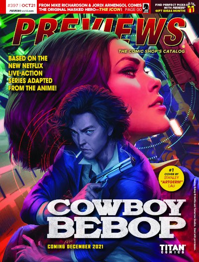 Front Cover - Titan Comics' Cowboy Bebop #1