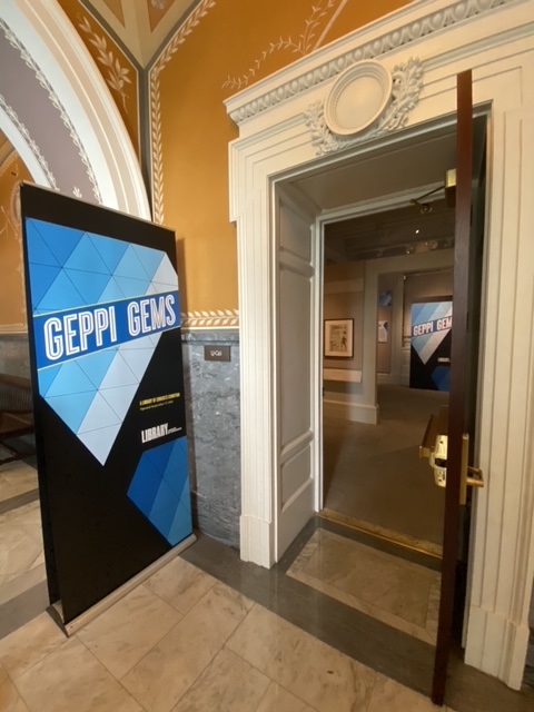 Geppi Gems exhibit at the Library of Congress