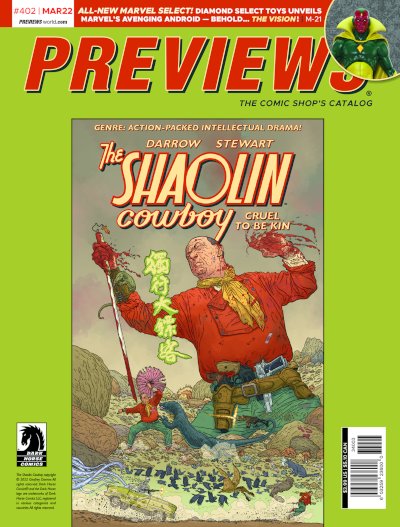 Back Cover - Dark Horse Comics' Shaolin Cowboy