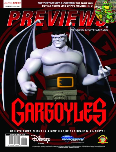 Back Cover - Diamond Select Toys' Gargoyles: Goliath Mini-Bust