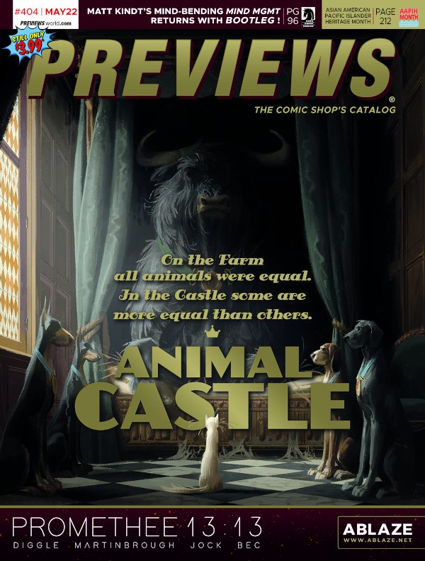 Front Cover - Ablaze's Animal Castle