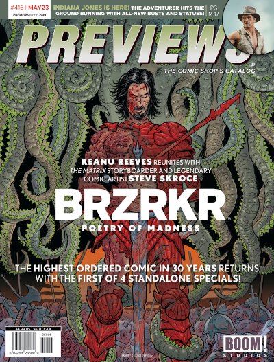 Back Cover - BOOM!'s BRZRKR: Poetry of Madness