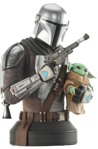 STAR WARS THE MANDALORIAN WITH GROGU PX 1/6 SCALE BUST