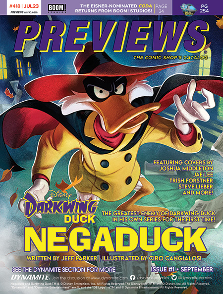 Front Cover - Dynamite's Darkwing Duck: Negaduck