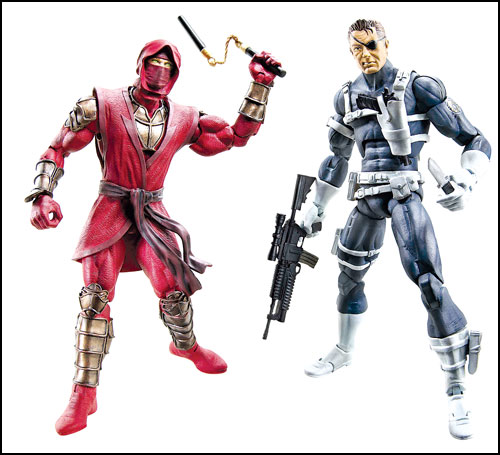 Marvel Legends Two-Pack Figures Nicky Fury and Ninja