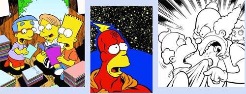 simpsons comics