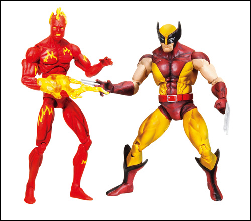 Marvel: Secret Wars 25th Ann. Action Figure 2-Pack Human Torch and Wolverine